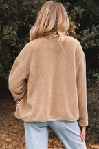 Renaona Print accent Plush Jacket