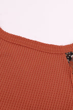 Karina Eyelet thermal Knit Top