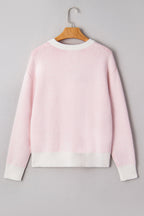 Nevaeh Pattern Drop Shoulder Sweater