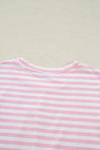 Amber Stripe Drop Shoulder Set