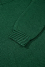Eleanor Evergreen Raglan Sleeve Sweater