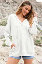 Mara Shoulder Exposed Seam Hoodie
