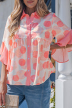 Angelica Short Sleeve Babydoll Shirt