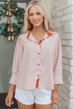 Maren Frilled Collar Down Shirt