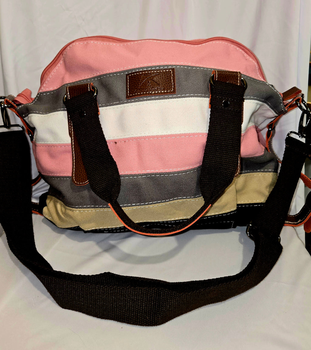 Multi Color Canvas Purse