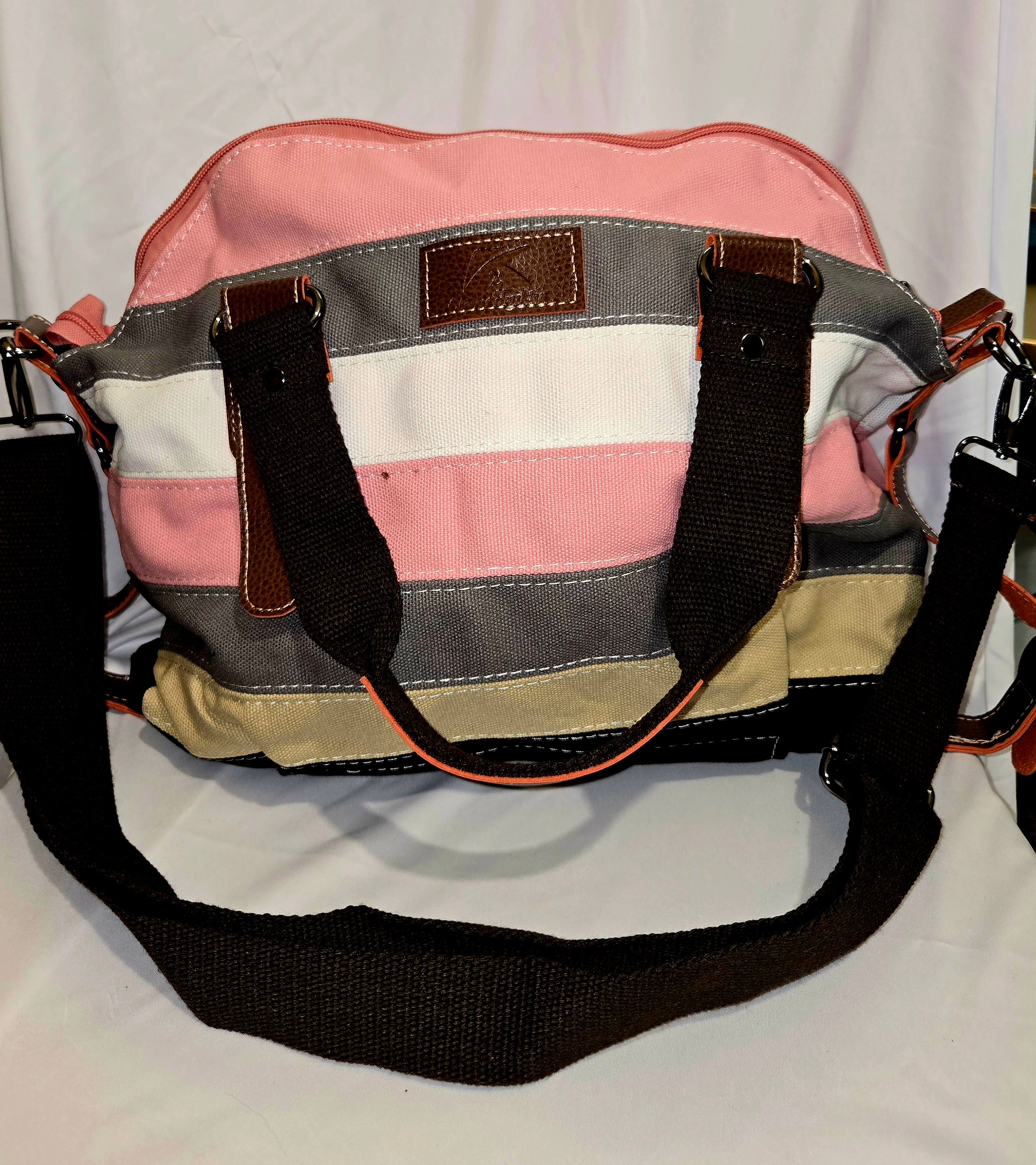Multi Color Canvas Purse