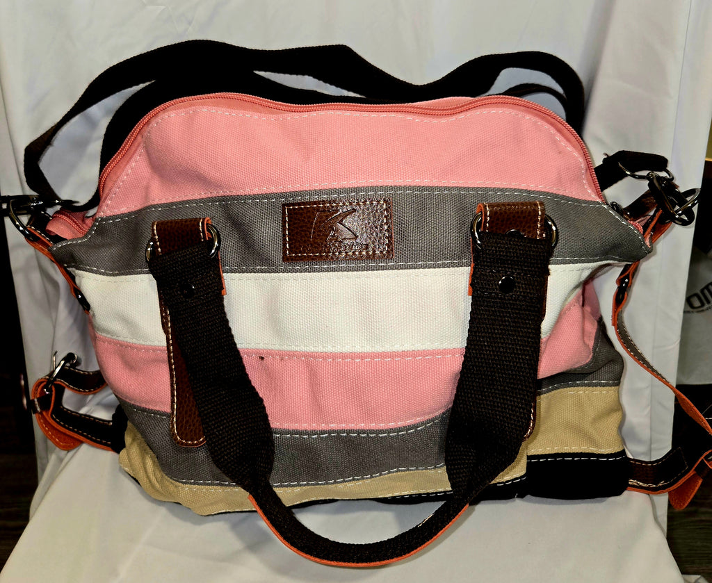 Multi Color Canvas Purse