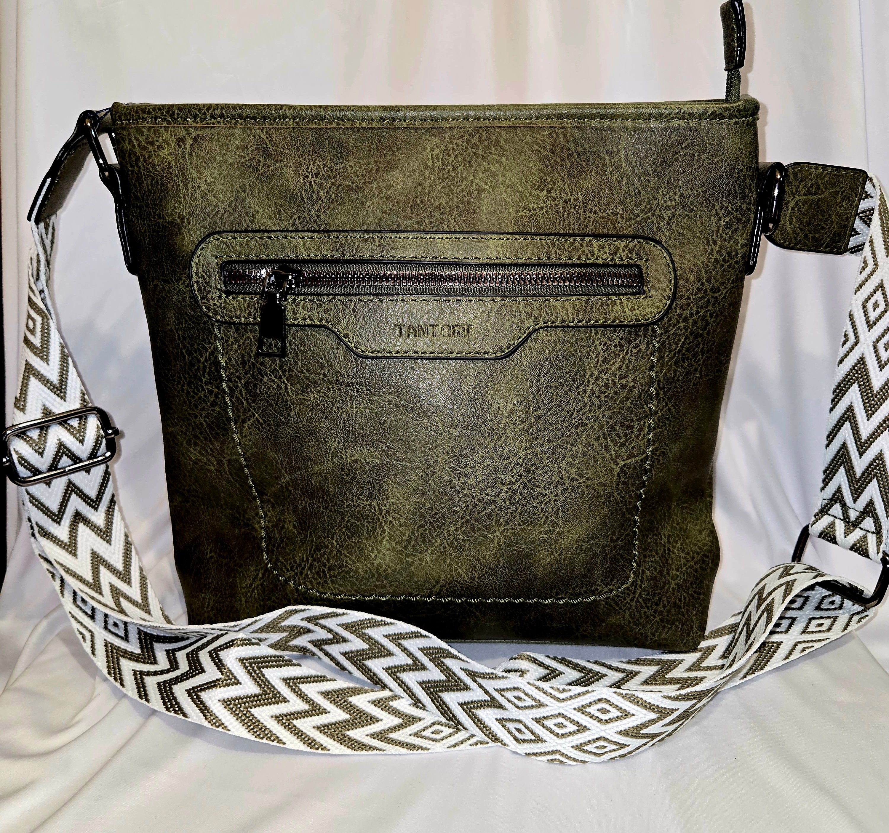 Olive Medium Size Crossbody