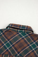 Elizabeth Plaid Print Chest Shirt