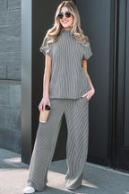 Guinevere Ribbed High Loose Tee