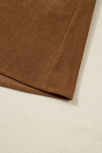 Galilea Corduroy Full Collared PLUS Shirt