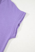 Mariam Short Sleeve Kangaroo Hoodie