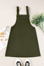 Alexis Front Pockets Corduroy Overall Dress.