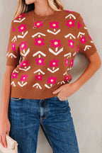 Karla Short Puff Sleeve Sweater