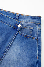 Renamara Crossed Waist Mini Skirt