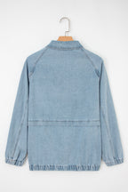 Abigail Collared Zip Up Jacket