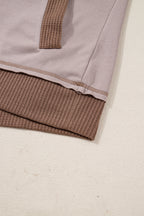 Alessia Exposed Seam Casual Hoodie