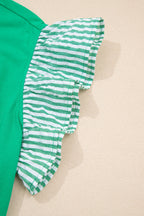 Presley Trim Flutter Sleeve PLUS Blouse