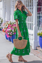 Davina Ruffle Hem Maxi Dress