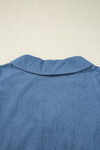 Emmy Sleeve Tied Peplum Top