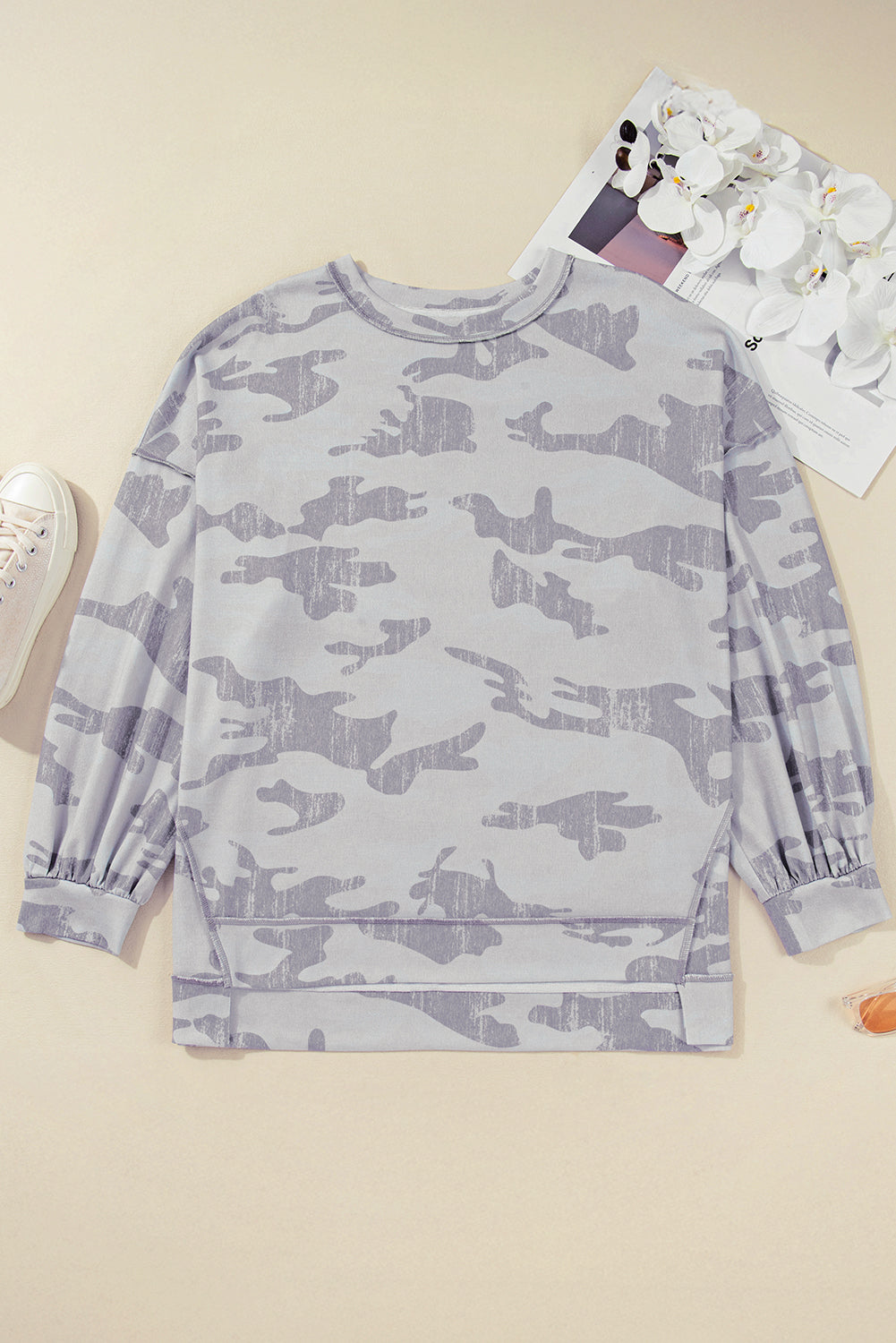 Sophia Multicolour Print Plus Sweatshirt