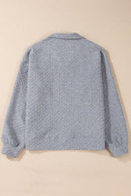 Saige Half Zipper Collared Sweatshirt