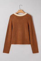 Gabriella Knit Neckline Short Cardigan