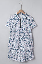 Reyna Polo Collar Lounge Set