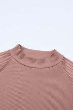 Elizabeth Crewneck Ribbed top Long Sleeve Top