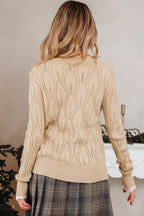 Abigail Lace Patchwork Sleeve Sweater