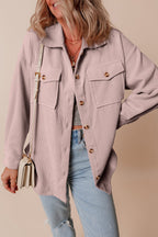 Eleanor Corduroy Flap Up Shacket