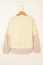 Evajira Two Piece Patchwork Sweatshirt