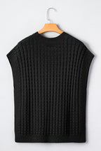 Marina Textured Short Sleeve Sweater