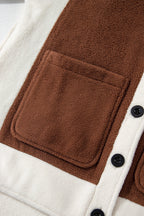 Alia Patchwork Down Fleece Shacket