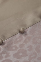 Madison Half Jacquard Satin Blouse