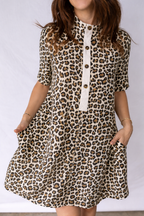 Aisha Sleeve Loose Mini Dress