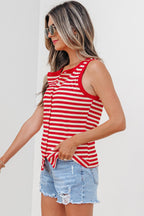 Monica Ribbed Knit Tank Top