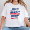 Wholesale OMG Becky Look At That Bunt Graphic Tee - White Tee