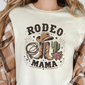 Wholesale Rodeo Mama Graphic Tee - Natural Tee