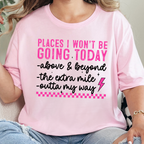 Wholesale Places I Won't Be Going Graphic Tee - Soft Pink Tee