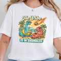 Wholesale The Vibe is in Shambles Graphic Tee - White