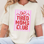 Wholesale Tired Moms Club Graphic Tee - CC Ivory Tee