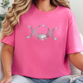 Wholesale Triple Moon Graphic Tee - Charity Pink Tee