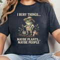 Wholesale I Bury Things Graphic Tee - Dark Grey Heather Tee