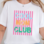 Wholesale Cool Mom Club Graphic Tee - White Tee