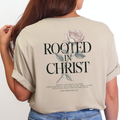 Wholesale Rooted in Christ Graphic Tee - Tan