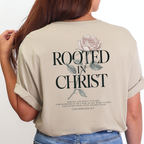 Wholesale Rooted in Christ Graphic Tee - Tan