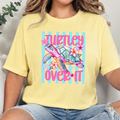 Wholesale Turtley Over It Graphic Tee - Heather French Vanilla