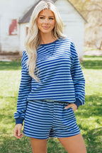 Chloe Casual Short Set Long Sleeve Top Set