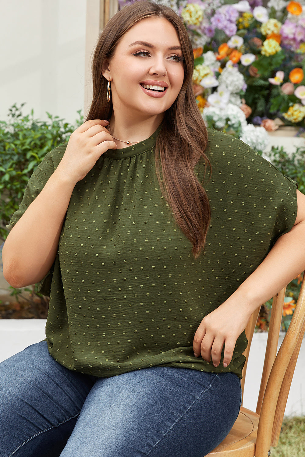 Kataleya Mock Tied Nape PLUS Top